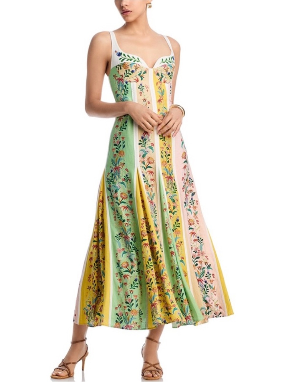 CHRISTIAN LACROIX EMBROIDERED MIDI DRESS